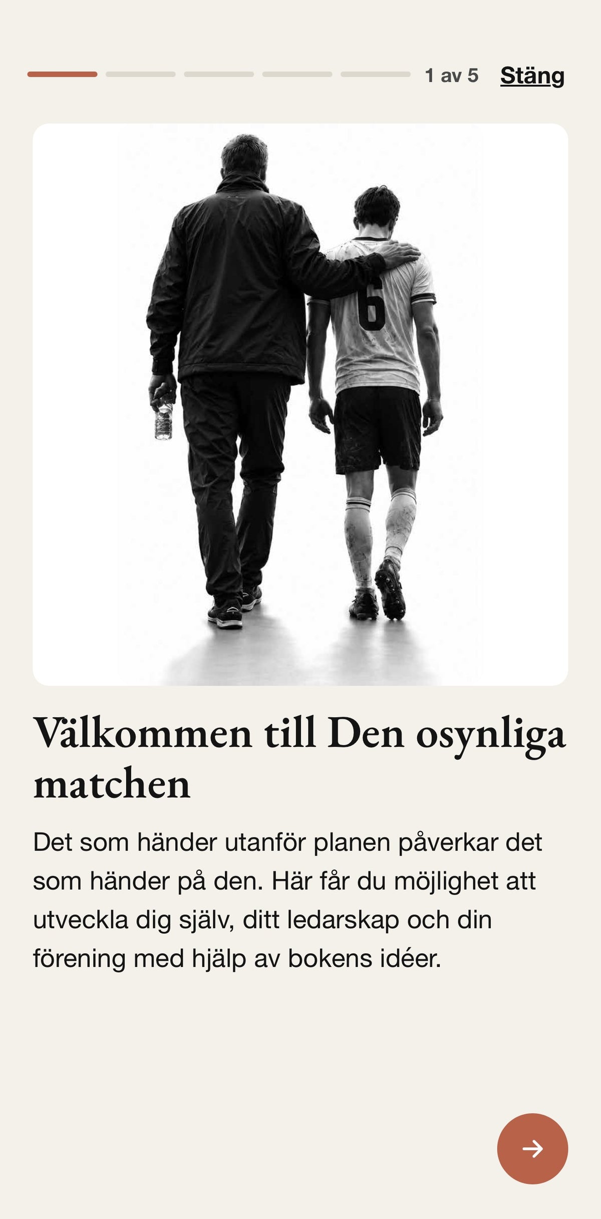 Onboarding 1 - Välkommen till Den osynliga matchen